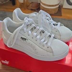 Puma Basket Classic White Sneakers